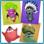 juego para niños para crear avatar glumpers