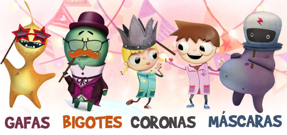 complementos-disfraces-gafas-coronas-mascaras-bigotes